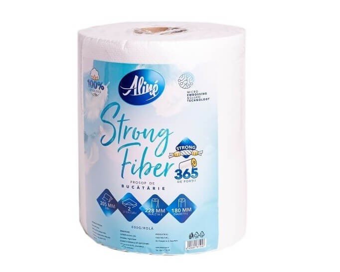 Aline prosop de bucatarie hartie Strong Fiber 75 M